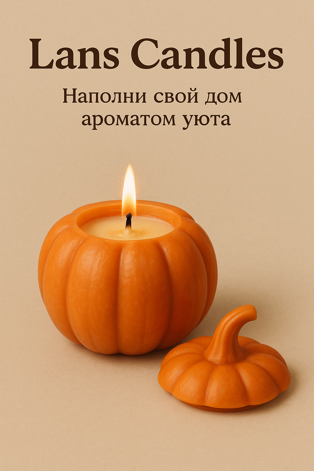 Свеча "Осенние объятия"