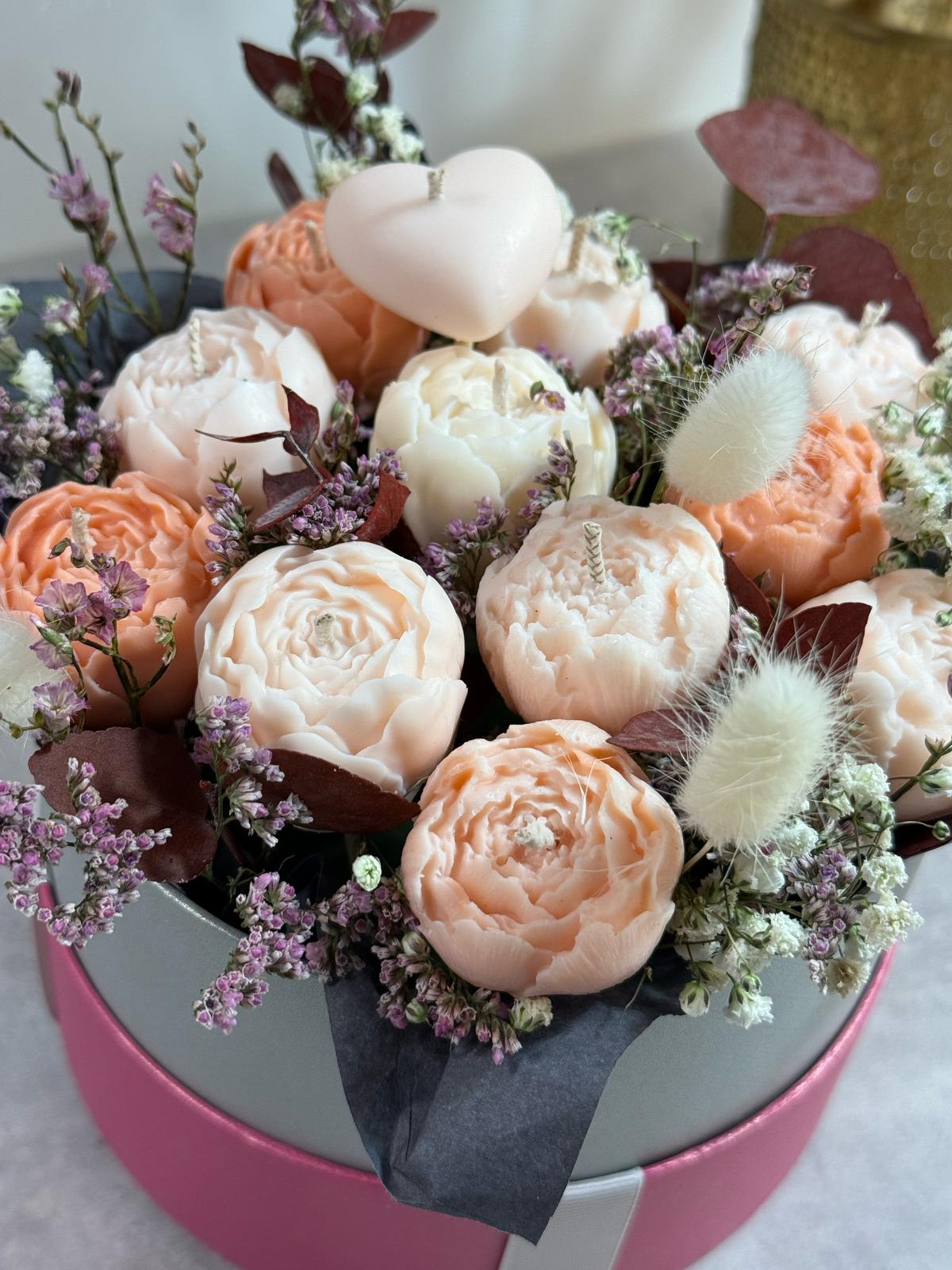 Свечная композиция "Акварель рассвета" — изображение 3