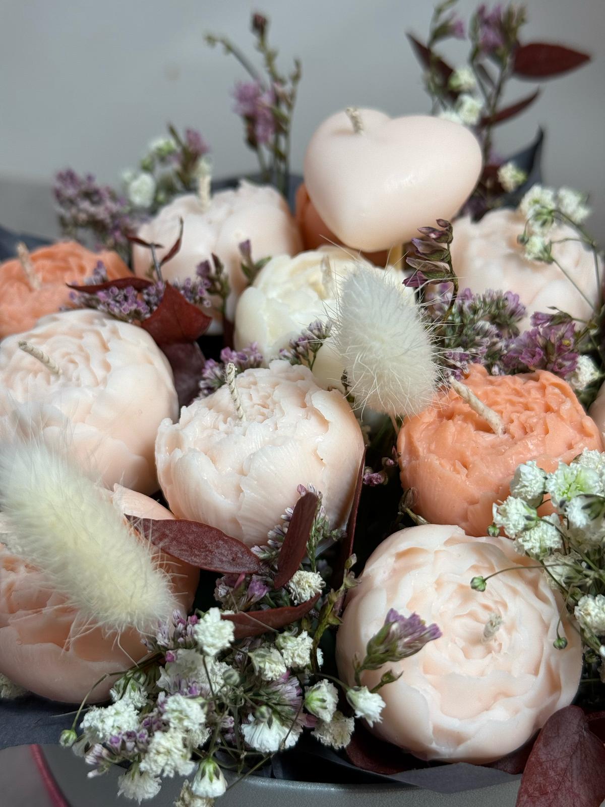 Свечная композиция "Акварель рассвета" — изображение 2