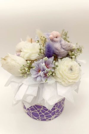 Свечная композиция “Лавандовый шёпот”