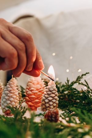 Свеча «Сосновая Звёздочка»